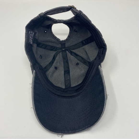 Serape Peace Sign Distressed Baseball Hat ☮️ - Picture 13 of 14